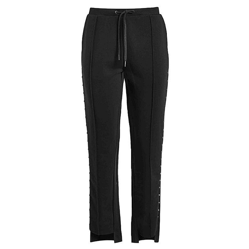 Secret MissionGlam Rock Sadye High-Low Hem Studded Sweatpants XS